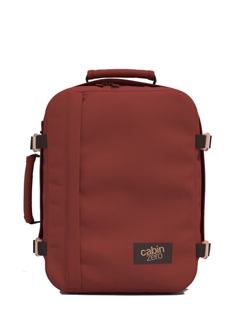 CABINZERO CLASSIC 28L Sac à dos de voyage sous le siège sangria rouge - Sacs à dos pour l'École & les Loisirs
