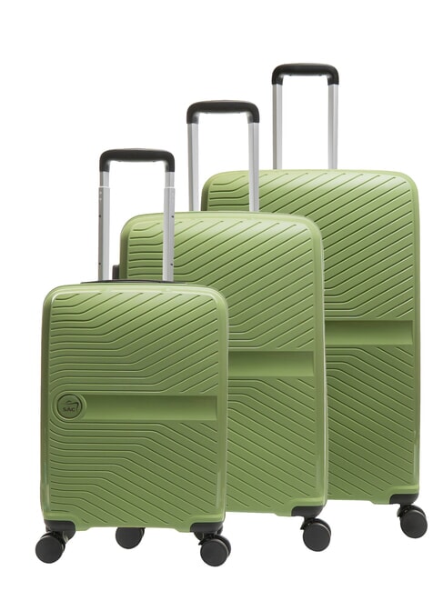 LESAC SLIDE Lot de 3 chariots : cabine+moyen, grand exp vert sauge - Ensemble Valises