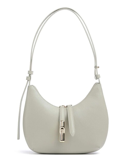 FURLA GOCCIA Sac bandoulière en cuir martelé sauge légère - Sacs pour Femme