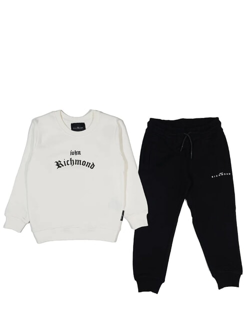JOHN RICHMOND GUMMEL Sweat-shirt + pantalon lait/noir - Survêtements pour enfants