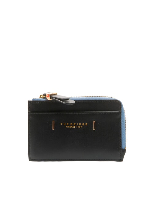 THE BRIDGE CHIARA  Portefeuille plat en cuir black Gold - Portefeuilles Femme