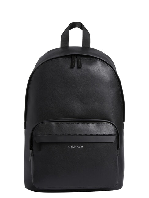 CALVIN KLEIN CK MUST Sac à dos avec poche pour ordinateur portable 15" sur noir - Sacs à dos pour l'École & les Loisirs