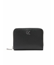 CALVIN KLEIN CKJ MINIMAL MONOGRAM Portefeuille en cuir moyen - Portefeuilles Femme