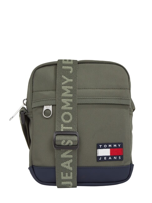 TOMMY HILFIGER TJM ESS DAILY Bourse vert étain - Sacs en Bandoulières pour Homme