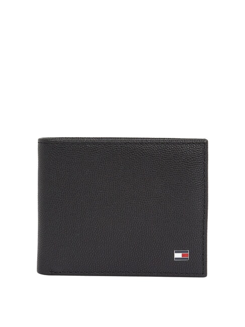 TOMMY HILFIGER TH FLAG Portefeuille en cuir pour homme le noir - Portefeuilles Homme