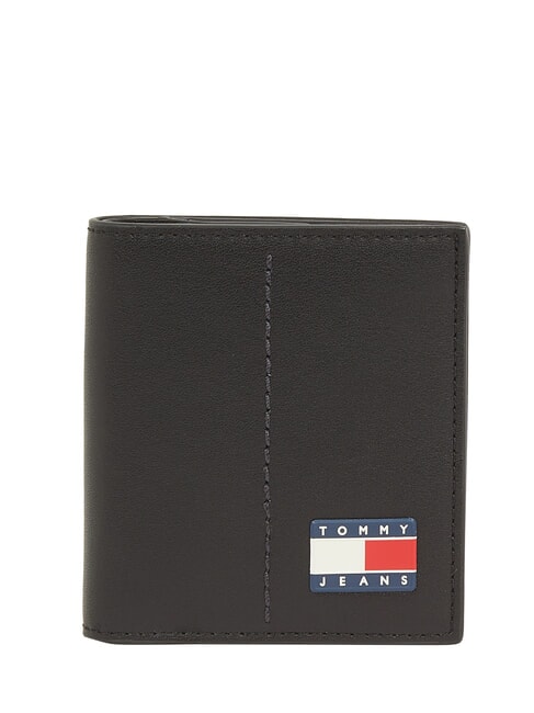 TOMMY HILFIGER TJM HERITAGE LEATHER Portefeuille le noir - Portefeuilles Homme