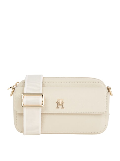 TOMMY HILFIGER TH DISTINCT  Mini sac à bandoulière beige classique - Sacs pour Femme