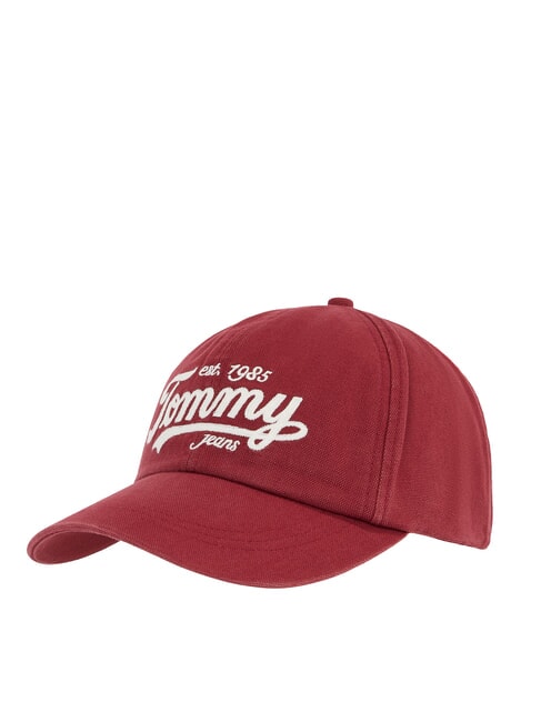 TOMMY HILFIGER TJM ARCHIVE SCRIPT Casquette de baseball cerisier rustique - Bonnets