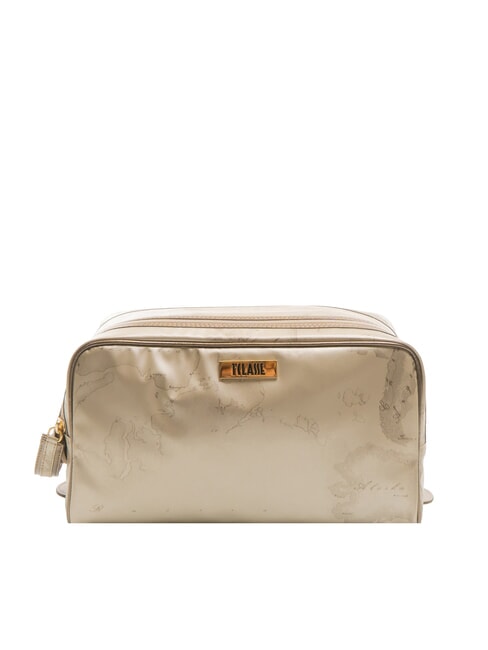 ALVIERO MARTINI PRIMA CLASSE GEO Trousse de beauté à double fermeture éclair Champagne - Trousses