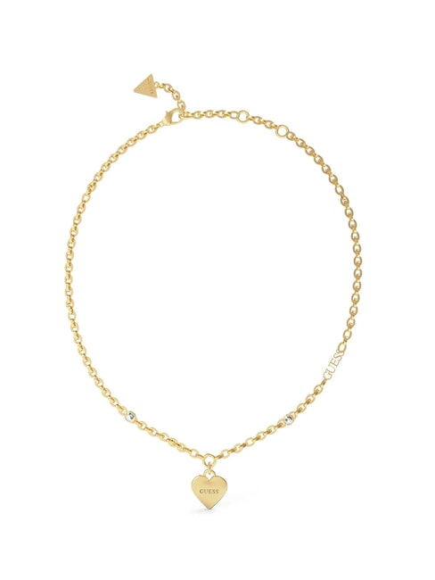 GUESS FALLING IN LOVE Collier coeur or jaune - Colliers
