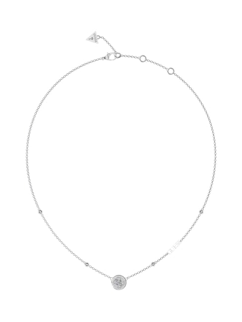 GUESS DREAMING Collier à breloques circulaires ARGENT - Colliers