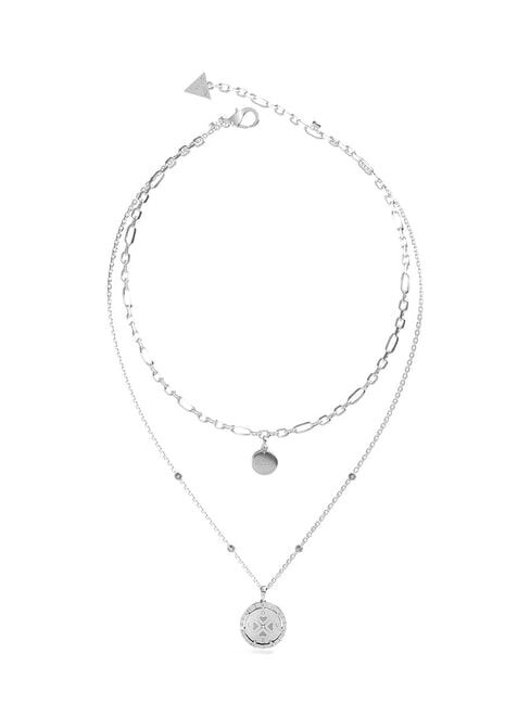 GUESS ALL OF US Collier à deux rangs avec pendentifs ARGENT - Colliers