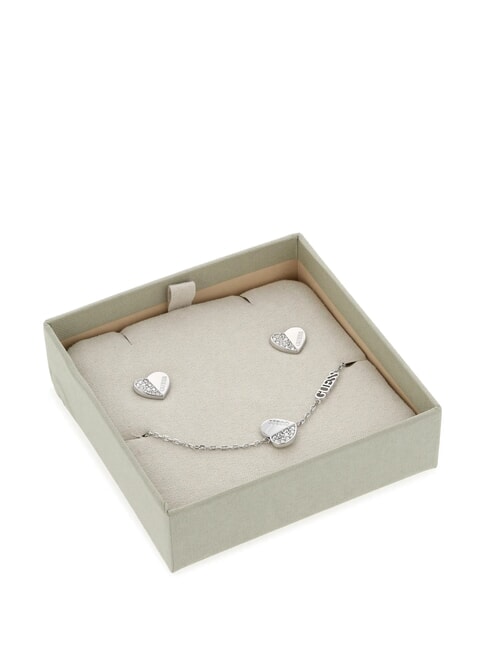 GUESS LOVELY GIFT BOX Bracelet + boucles d'oreilles ARGENT - Boucles d'oreilles