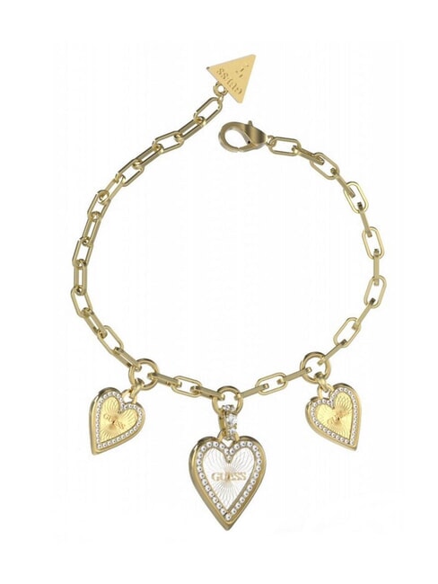 GUESS LOVE ME TENDER  Bracelet multi-breloques or jaune/rhodium - Bracelets
