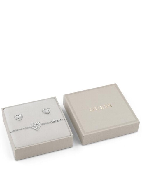 GUESS AMAMI GIFT BOX Bracelet + boucles d'oreilles ARGENT - Boucles d'oreilles