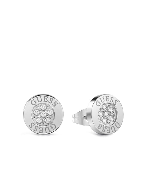 GUESS STUDS PARTY Boucles d'oreilles circulaires avec zircone ARGENT - Boucles d'oreilles