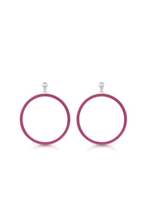 GUESS ICICLE Grandes boucles d'oreilles créoles ARGENT - Boucles d'oreilles
