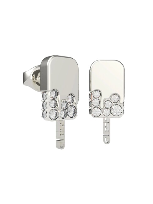 GUESS I MELT FOR YOU Boucles d'oreilles en forme de glace avec cristaux ARGENT - Boucles d'oreilles