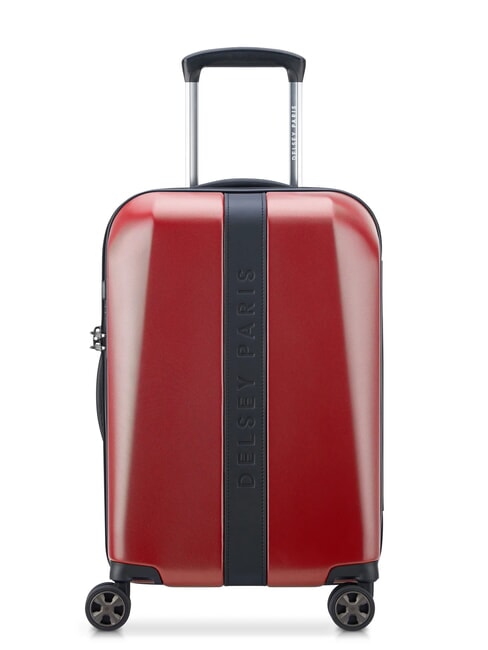 DELSEY PROMENADE HARD 2.0 Valise à roulettes extensible Bourgogne - Valises cabine