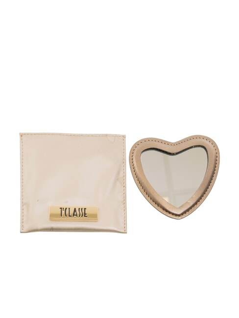 ALVIERO MARTINI PRIMA CLASSE GEO Miroir coeur avec étui Champagne - Accessoires pour sacs
