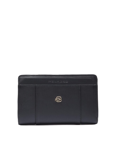 PIQUADRO CIRCLE Portefeuille en cuir moyen Noir - Portefeuilles Femme