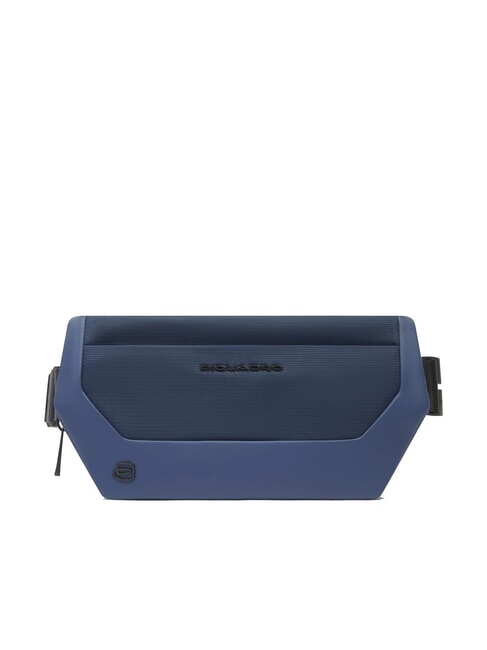 PIQUADRO S140 Sac banane en tissu recyclé bleu - Sacs banane