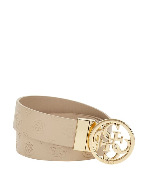 GUESS PHOEBE Ceinture logo simplement taupe - Ceintures