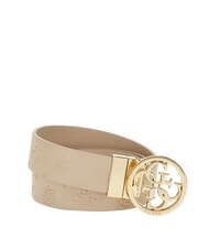 GUESS PHOEBE Ceinture logo simplement taupe - Ceintures - 1
