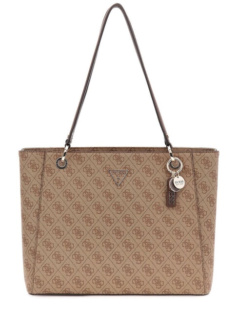 GUESS NOELLE 2  Sac fourre-tout à bandoulière logo latte / marron - Sacs pour Femme