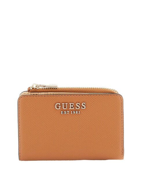 GUESS LAUREL 2  Portefeuille pour femme cognac léger - Portefeuilles Femme