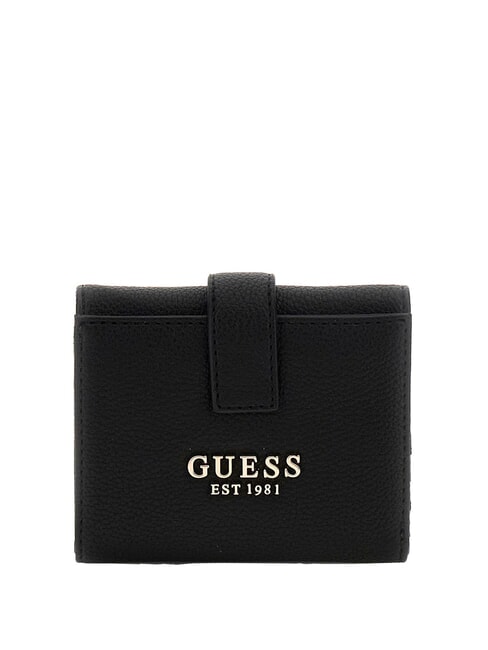 GUESS LAUREL 2  Petit portefeuille NOIR - Portefeuilles Femme
