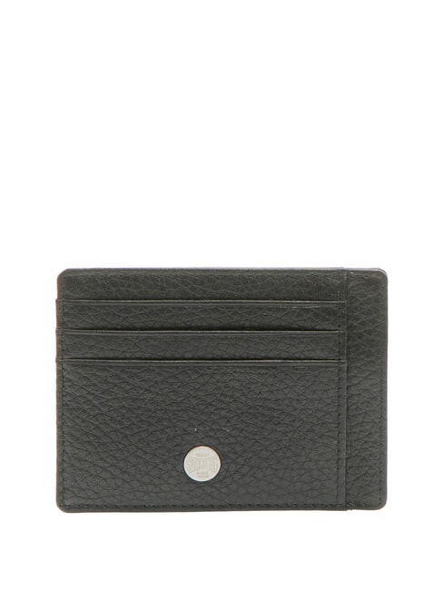 SPALDING SNAP  Porte-cartes en cuir noir - Portefeuilles Homme