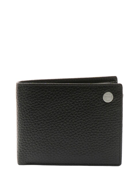 SPALDING SNAP Portefeuille moyen en cuir martelé noir - Portefeuilles Homme