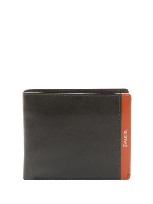 SPALDING SNAP  Portefeuille en cuir pour homme marron/orange - Portefeuilles Homme