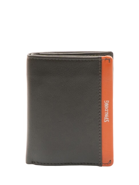 SPALDING SNAP  Portefeuille en cuir pour homme marron/orange - Portefeuilles Homme
