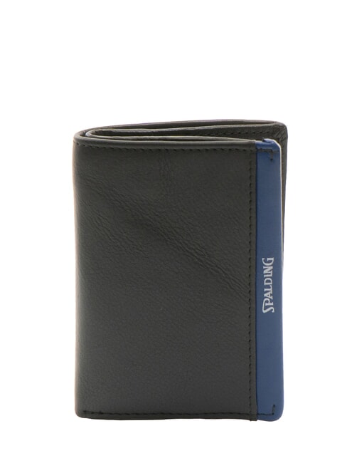 SPALDING SNAP  Portefeuille en cuir pour homme noir/marine - Portefeuilles Homme
