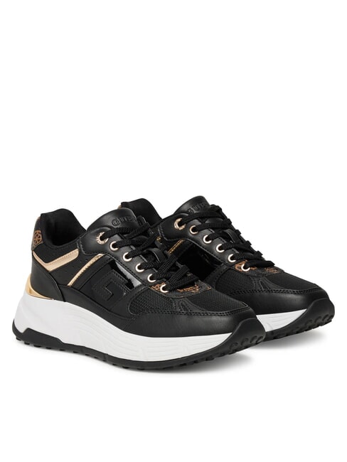 GUESS FONZI Baskets de course NOIR - Chaussures Femme