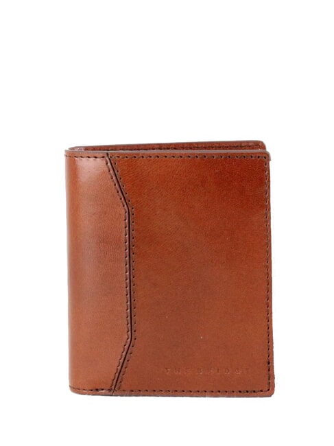 THE BRIDGE FILIPPO Portefeuille en cuir Marron / Ruthénium - Portefeuilles Homme