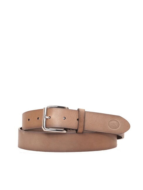 THE BRIDGE BRUNELLESCHI Ceinture en cuir fumée abb nickel - Ceintures