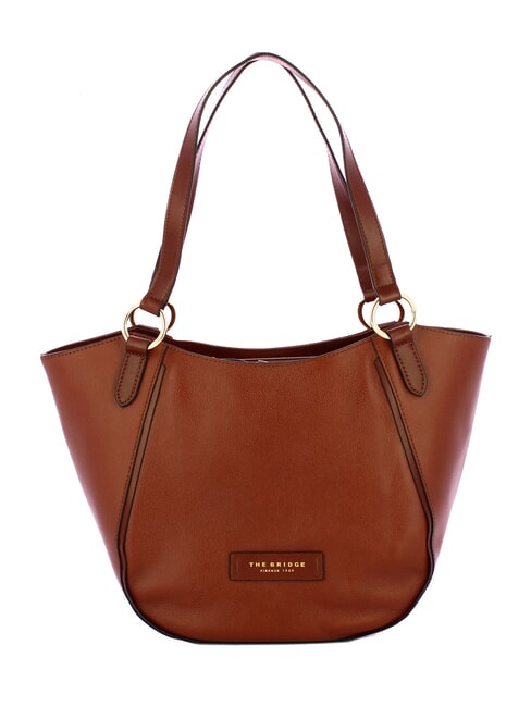 THE BRIDGE DOMITILLA  Sac de courses en cuir MARRON - Sacs pour Femme