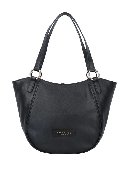 THE BRIDGE DOMITILLA  Sac de courses en cuir black Gold - Sacs pour Femme