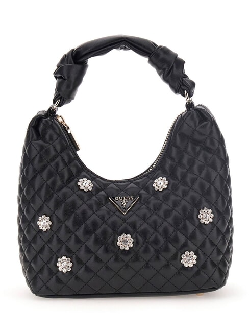 GUESS EVERLEE Sac à bandoulière Hobo NOIR - Sacs pour Femme