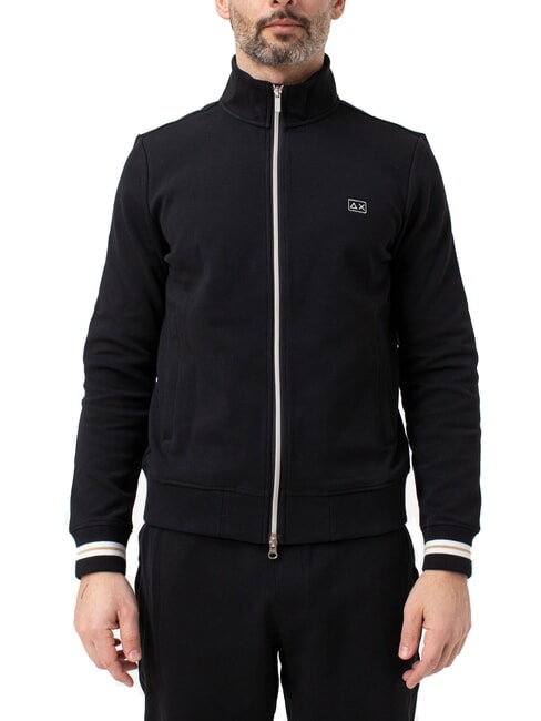 SUN68 HERITAGE Sweat-shirt entièrement zippé noir - Pulls molletonnés