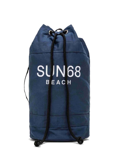 SUN68 CABARDINE Sac de plage en coton bleu marine - Sacs pour Femme
