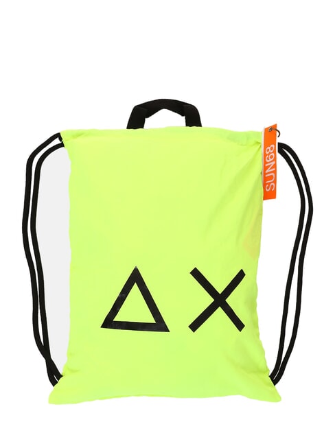 SUN68 SHOE BAG Sac à chaussures jaune fluorescent - Accessoires Voyage