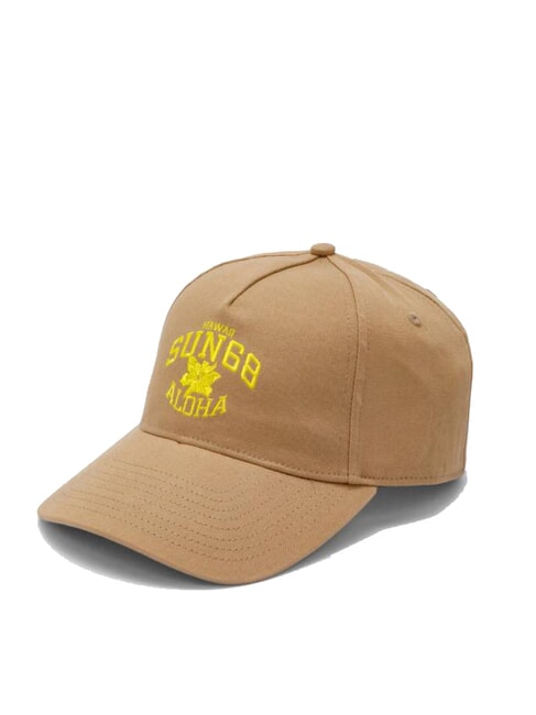SUN68 LOGO Casquette de baseball sable - Bonnets