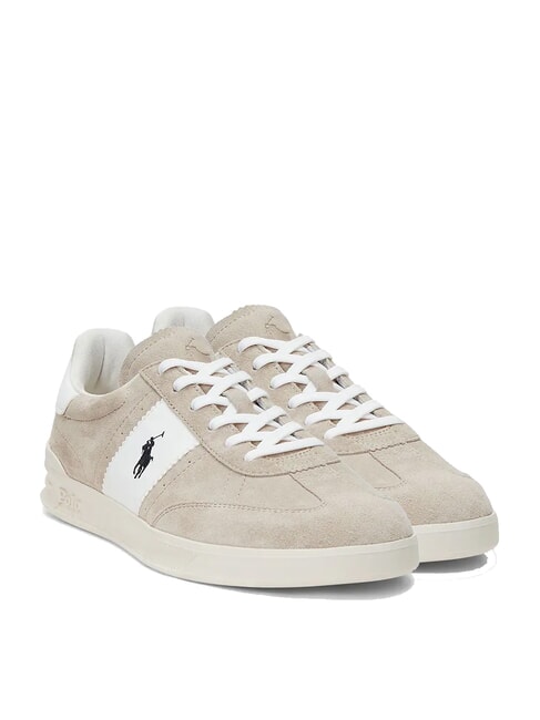 RALPH LAUREN HERITAGE AERA Baskets en cuir milkshake/deckwash blanc - Chaussures Homme