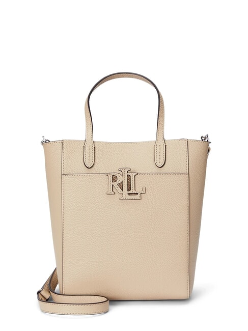 RALPH LAUREN CAMERYN Sac vertical en cuir avec bandoulière dune de sable - Sacs pour Femme