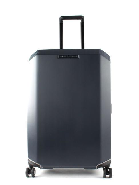 PIQUADRO BOLD  Chariot moyen bleu - Valises Rigides