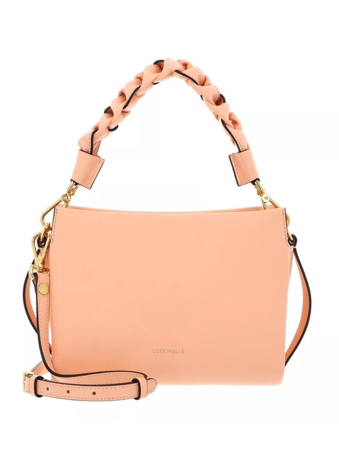 COCCINELLE BOHEME GRANA DOUBLE Sac à main, avec bandoulière, en cuir lever de soleil/pot - Sacs pour Femme